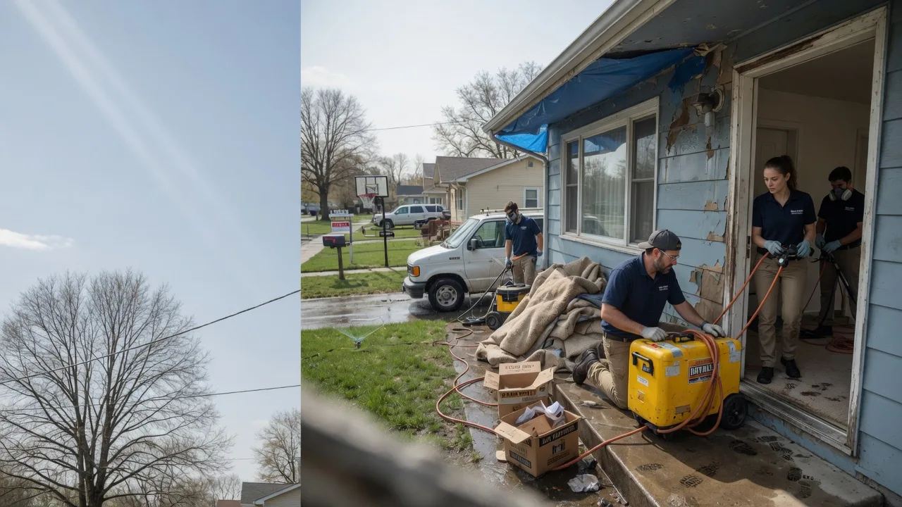 Basement Flood Cleanup in Pitcher, NY near me